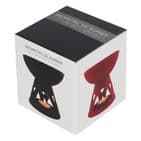 Red Geometric Oil Burner / Wax Melt Warmer Jones Home & Gift